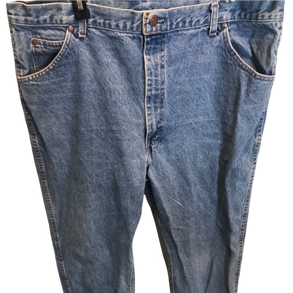 Vintage 70s Sears Genuine Roebucks Jeans‎ Men's 42x32 Light Wash USA